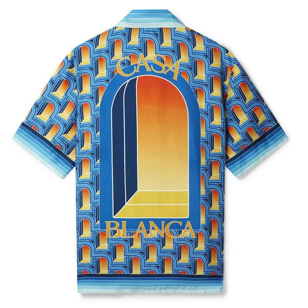 casablanca 23ss designer shirt silk casual dream diamond gate printed hawaiian loose men and women short sleeve shirts summer, White;black
casablanca 23ss designer shirt silk casual dream diamond gate printed hawaiian loose men and women short sleeve shirts summer, White;black