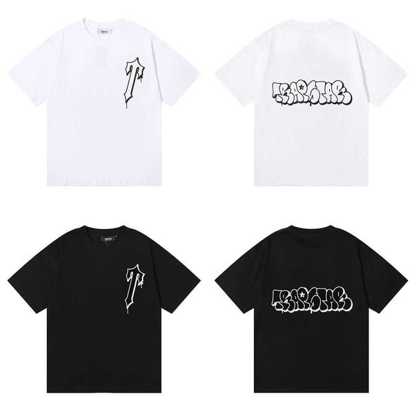 trapstar irregular letter print double yarn loose teen couple men's and women's leisure short sleeve t-shirt, Black;white
trapstar irregular letter print double yarn loose teen couple men's and women's leisure short sleeve t-shirt, Black;white