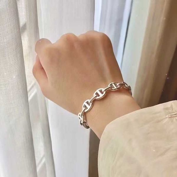 designer special countercolorless classic pig nose titanium steel open bracelet with elegant simple and style have, Black
designer special countercolorless classic pig nose titanium steel open bracelet with elegant simple and style have, Black