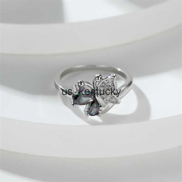 band rings mystic rainbow zircon cute butterfly ring white gold lticolor crystal engagement rings for women wedding bands animal jewelry, Silver
band rings mystic rainbow zircon cute butterfly ring white gold lticolor crystal engagement rings for women wedding bands animal jewelry, Silver