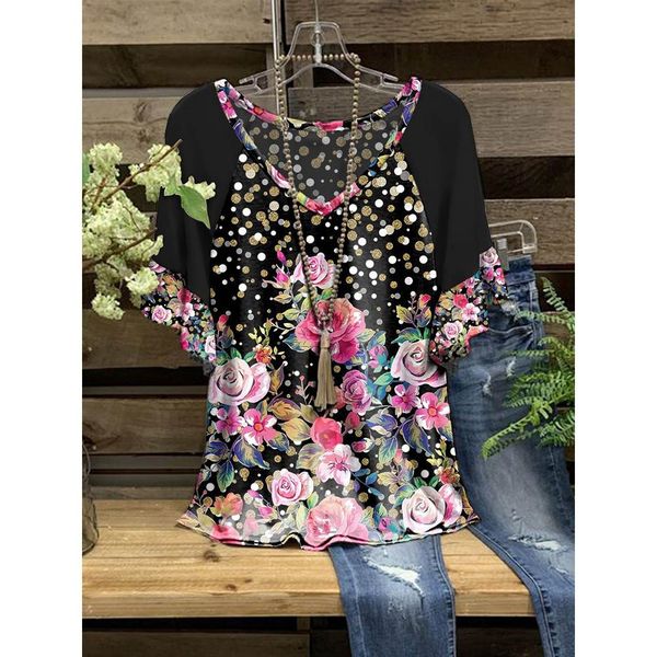 t-shirt women 3d floral printed stitching tshirt loose ruffle solid color vneck short sleeve casual tshirt summer streetwear, White
t-shirt women 3d floral printed stitching tshirt loose ruffle solid color vneck short sleeve casual tshirt summer streetwear, White