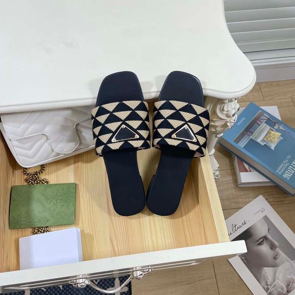designer womens sandals 2023 spring printed embroidered slippers leather wrapped heel classic luxury slippers, Black
designer womens sandals 2023 spring printed embroidered slippers leather wrapped heel classic luxury slippers, Black