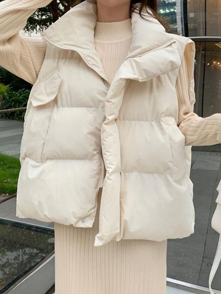 vests fitaylor new spring autumn women stand collar warm cotton vest casual female loose zipper wadded waistcoat outwear, Black;white
vests fitaylor new spring autumn women stand collar warm cotton vest casual female loose zipper wadded waistcoat outwear, Black;white