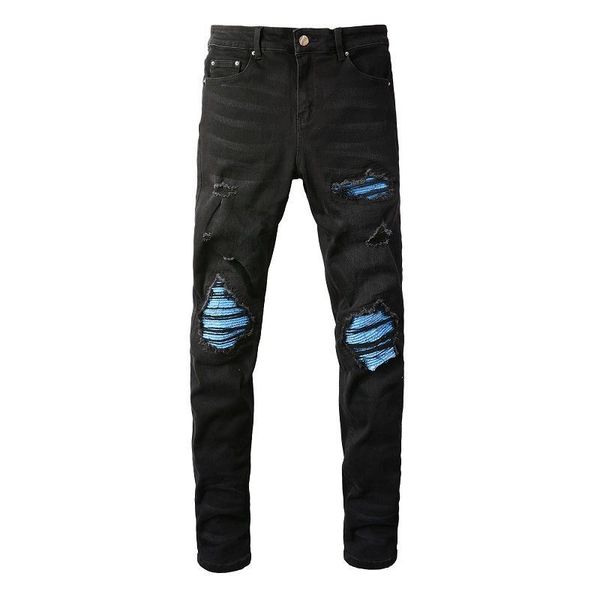 am men's designer jeans cashew pattern premium fashion pants hip hop street style 30-40, Blue
am men's designer jeans cashew pattern premium fashion pants hip hop street style 30-40, Blue