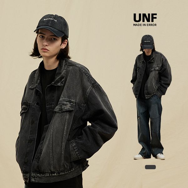 2023 spring new american fashion tide brand leisure loose short black basic couple wash denim coat, Black;brown
2023 spring new american fashion tide brand leisure loose short black basic couple wash denim coat, Black;brown
