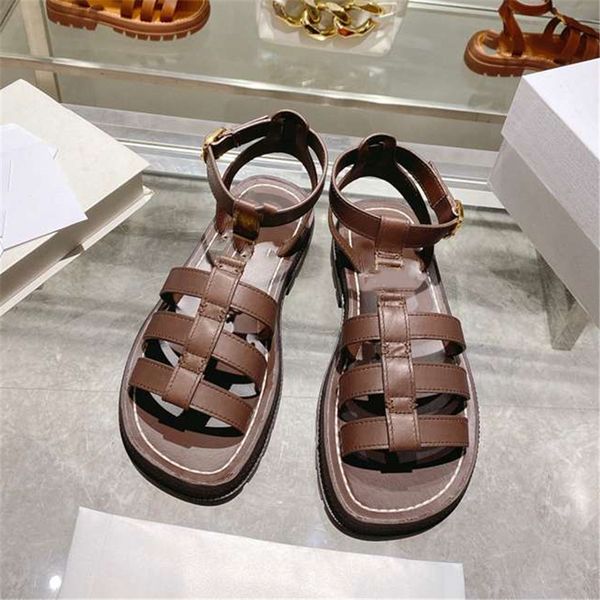 luxury design sandals 2023 fashion celins women summer high heels leather cross lace up student casual slippers 01-04, Black
luxury design sandals 2023 fashion celins women summer high heels leather cross lace up student casual slippers 01-04, Black
