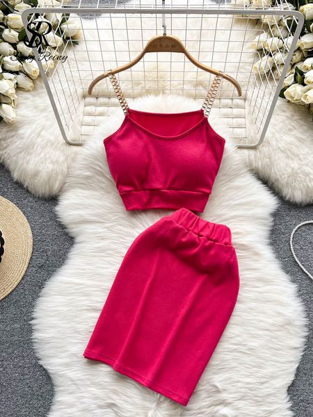 two piece dress singreiny summer women s sets strap camisole elastic waist short skirt ladies korean ol suits 230504, White
two piece dress singreiny summer women s sets strap camisole elastic waist short skirt ladies korean ol suits 230504, White