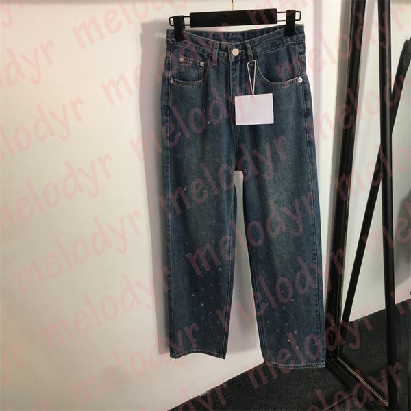 women wide leg jeans rhinestone letter denim trousers fashion high waist straight jeans, Blue
women wide leg jeans rhinestone letter denim trousers fashion high waist straight jeans, Blue