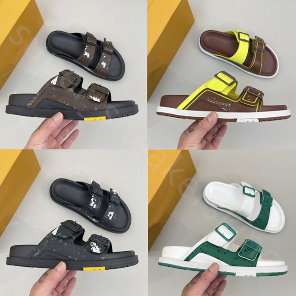 luxury slides designer slippers men summer sandals beach slide fashion slippers indoor shoes with box size 38-46, Black
luxury slides designer slippers men summer sandals beach slide fashion slippers indoor shoes with box size 38-46, Black