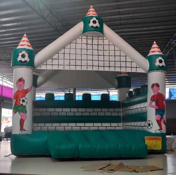4x4m 13x13ft fun soccer themed bounce house inflatable jumping bouncer with roof kids child jumper football bouncy castle for outdoor event
4x4m 13x13ft fun soccer themed bounce house inflatable jumping bouncer with roof kids child jumper football bouncy castle for outdoor event
