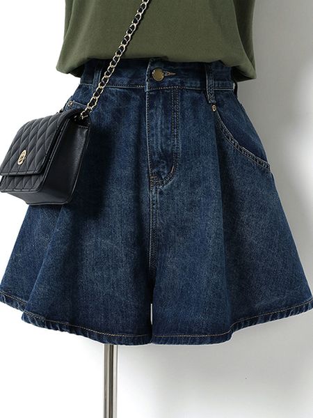 women's shorts s-4xl denim shorts for women summer dark blue wide leg high waist loose jeans shorts femal solid all-match half pants 23, White;black
women's shorts s-4xl denim shorts for women summer dark blue wide leg high waist loose jeans shorts femal solid all-match half pants 23, White;black