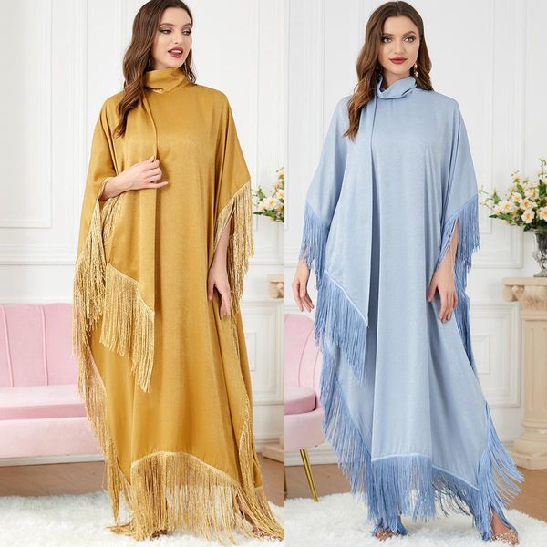 dresses superaen muslim dress robe women's clothing longsleeved tassel patchwork oversize solid color maxi long dress, Black;gray
dresses superaen muslim dress robe women's clothing longsleeved tassel patchwork oversize solid color maxi long dress, Black;gray