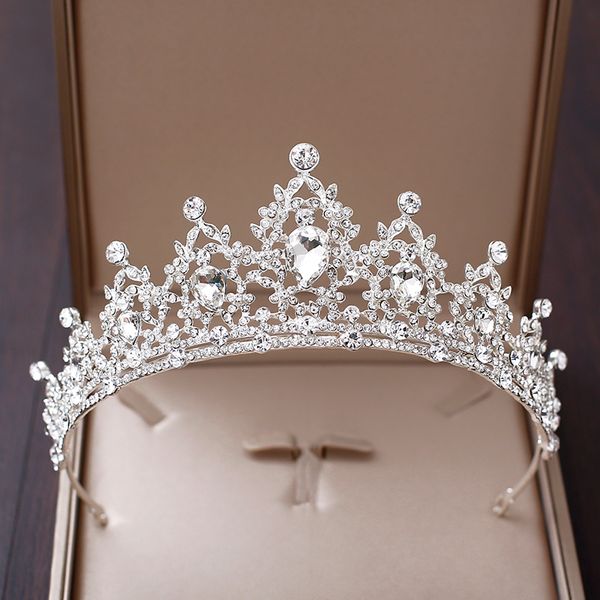 european and american bride headwear baroque crown rhinestone headwear princess crown wedding hair accessories dress accessories wholesale t, Silver
european and american bride headwear baroque crown rhinestone headwear princess crown wedding hair accessories dress accessories wholesale t, Silver