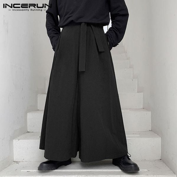 pants incerun vintage men wide leg pants streetwear lace up joggers cotton solid baggy casual trousers men 2022 long pants plus size, Black
pants incerun vintage men wide leg pants streetwear lace up joggers cotton solid baggy casual trousers men 2022 long pants plus size, Black