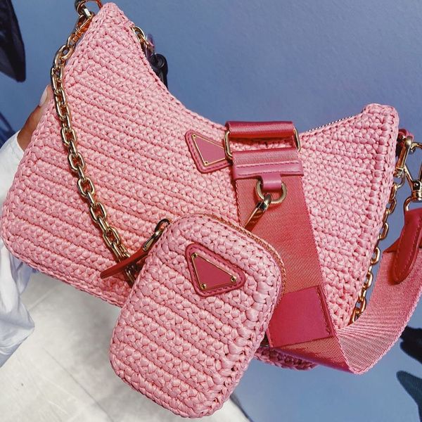 fashion raffia prad triangle beach bags three piece set womens mini handbag clutch crossbody hobo totes bag mens luxury designer weave with
fashion raffia prad triangle beach bags three piece set womens mini handbag clutch crossbody hobo totes bag mens luxury designer weave with