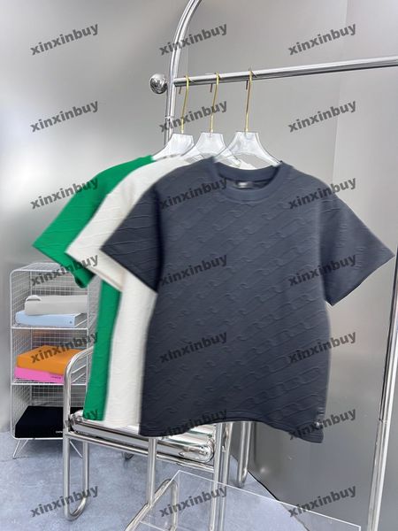 xinxinbuy men designer tee t shirt 23ss pin letter towel jacquard fabric pattern short sleeve cotton women black white green m-2xl, Black;brown
xinxinbuy men designer tee t shirt 23ss pin letter towel jacquard fabric pattern short sleeve cotton women black white green m-2xl, Black;brown