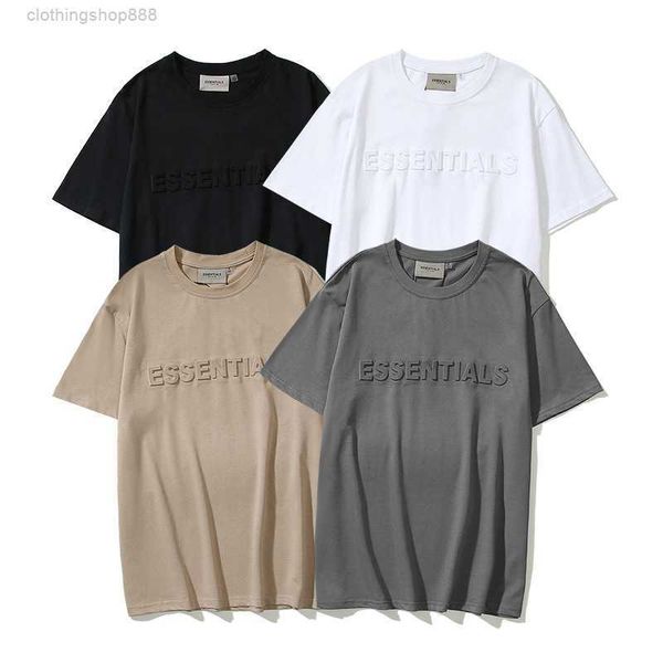 essentail t shirt street fashion fog embossed 3d bumpy letter and summer loose sleeve t-shirt l5q9, White;black
essentail t shirt street fashion fog embossed 3d bumpy letter and summer loose sleeve t-shirt l5q9, White;black