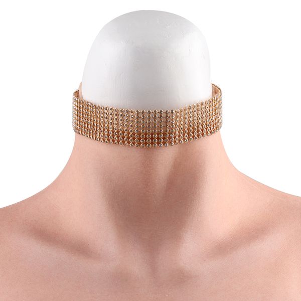costume accessories choker european elegant style women bundle neck element jewelry punk hip hop necklace inlay rhinestone col, Silver
costume accessories choker european elegant style women bundle neck element jewelry punk hip hop necklace inlay rhinestone col, Silver