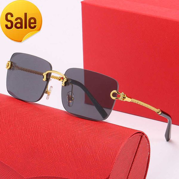 mens designer sunglasses leopard head composite metal rimless optical frame classic rectangle square luxury gold sunshade sunglass carti fra, White;black
mens designer sunglasses leopard head composite metal rimless optical frame classic rectangle square luxury gold sunshade sunglass carti fra, White;black