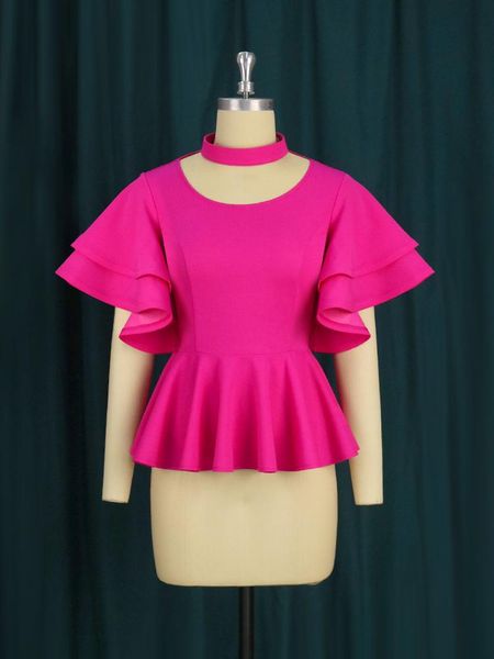t-shirt aomei blouse halter peplum summer short ruffles sleeve women daily casual party ladies evening cocktail large size bluas xl, White
t-shirt aomei blouse halter peplum summer short ruffles sleeve women daily casual party ladies evening cocktail large size bluas xl, White