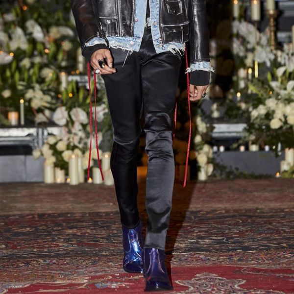 pants men's casual pants 2021 spring and summer new fashion brand european and american show high end custom fashion men's slim le, Black
pants men's casual pants 2021 spring and summer new fashion brand european and american show high end custom fashion men's slim le, Black
