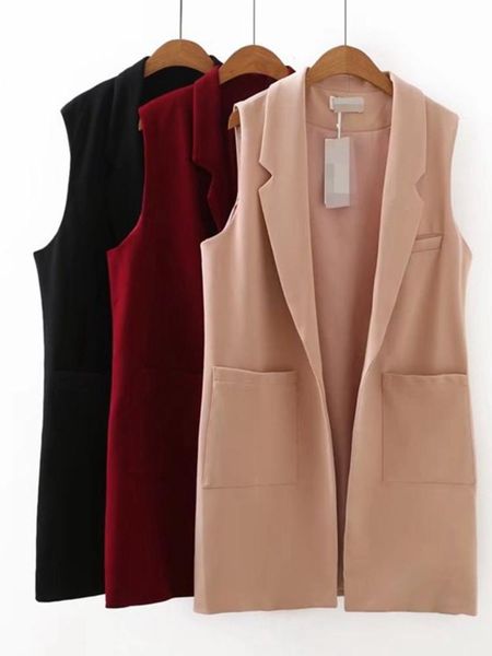 vests 5xl female vest 2021 new spring women's jacket waistcoat black long veste femme korean fashion sleeveless coat casual, Black;white
vests 5xl female vest 2021 new spring women's jacket waistcoat black long veste femme korean fashion sleeveless coat casual, Black;white