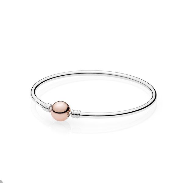 18k rose gold clasp bangle bracelet for pandora 925 sterling silver charm bracelets for women wedding jewelry girlfriend gift designer brace, Black
18k rose gold clasp bangle bracelet for pandora 925 sterling silver charm bracelets for women wedding jewelry girlfriend gift designer brace, Black