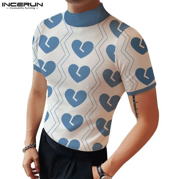 men s t shirts incerun 2023 t shirt printing turtleneck streetwear short sleeve casual tee korean summer fashion clothing s 5xl 230503, White;black
men s t shirts incerun 2023 t shirt printing turtleneck streetwear short sleeve casual tee korean summer fashion clothing s 5xl 230503, White;black