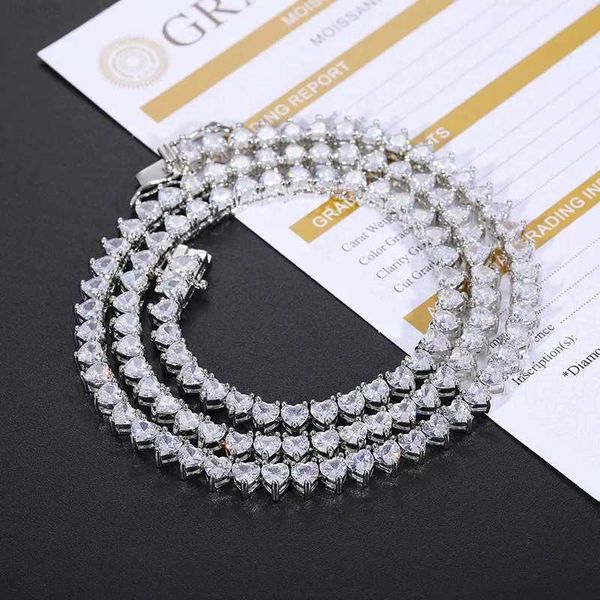 new arrival fine jewelry 4mm 925 sterling silver heart cut vvs moissanite diamond cluster tennis chain bracelet necklace
new arrival fine jewelry 4mm 925 sterling silver heart cut vvs moissanite diamond cluster tennis chain bracelet necklace