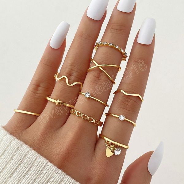 fashion bohemian vintage zircon ring set for women gold color geometric wave rings retro fashion jewelry gift, Silver
fashion bohemian vintage zircon ring set for women gold color geometric wave rings retro fashion jewelry gift, Silver