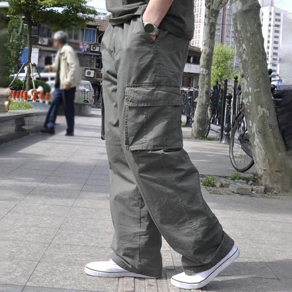 men's pants casual men cargo pants super soft men trousers wide leg dressing high waist straight pants 230504, Black
men's pants casual men cargo pants super soft men trousers wide leg dressing high waist straight pants 230504, Black