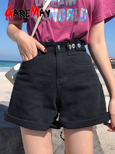 women's shorts garemay women's denim shorts classic vintage high waist blue wide leg female caual summer ladies shorts jeans for w, White;black
women's shorts garemay women's denim shorts classic vintage high waist blue wide leg female caual summer ladies shorts jeans for w, White;black