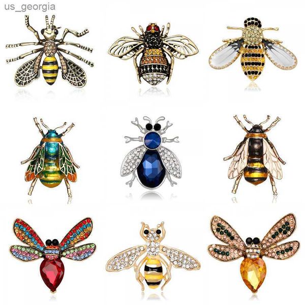pins brooches new fashion crystal rhinestone bee insect brooch vintage enamel animal brooch for women men statement jewelry, Gray
pins brooches new fashion crystal rhinestone bee insect brooch vintage enamel animal brooch for women men statement jewelry, Gray