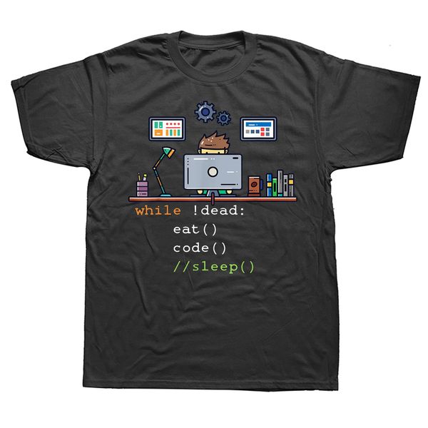 men's t-shirts funny computer science python programmer eat code sleep t shirts graphic cotton streetwear short sleeve birthday summer, White;black
men's t-shirts funny computer science python programmer eat code sleep t shirts graphic cotton streetwear short sleeve birthday summer, White;black