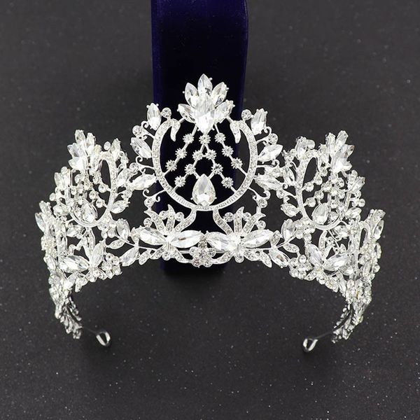 luxury and atmospheric bride crown baroque horse eye rhinestone show in europe and america show headwear wedding dress accessories, Silver
luxury and atmospheric bride crown baroque horse eye rhinestone show in europe and america show headwear wedding dress accessories, Silver