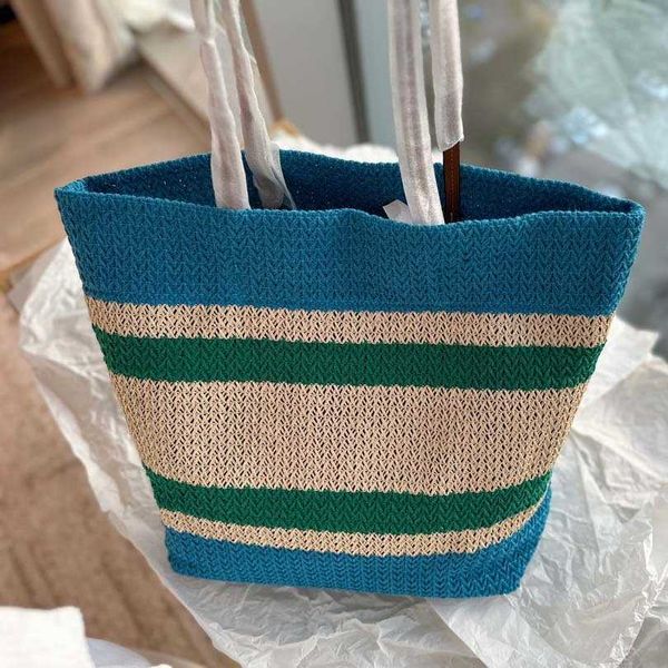 raffia woven soft tote bag color patchwork blue beach shopping handbag crossbody large capacity wallets 230504
raffia woven soft tote bag color patchwork blue beach shopping handbag crossbody large capacity wallets 230504