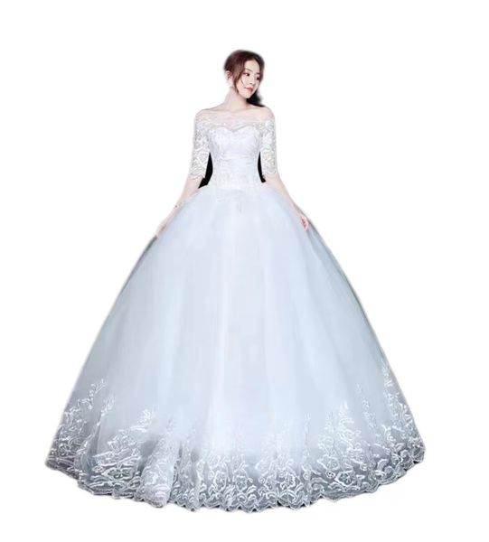 2024 elegant super off shoulder handmade beading quality bridal with handmade beads all gown with lace luxury and long sleeves wedding gown, White
2024 elegant super off shoulder handmade beading quality bridal with handmade beads all gown with lace luxury and long sleeves wedding gown, White