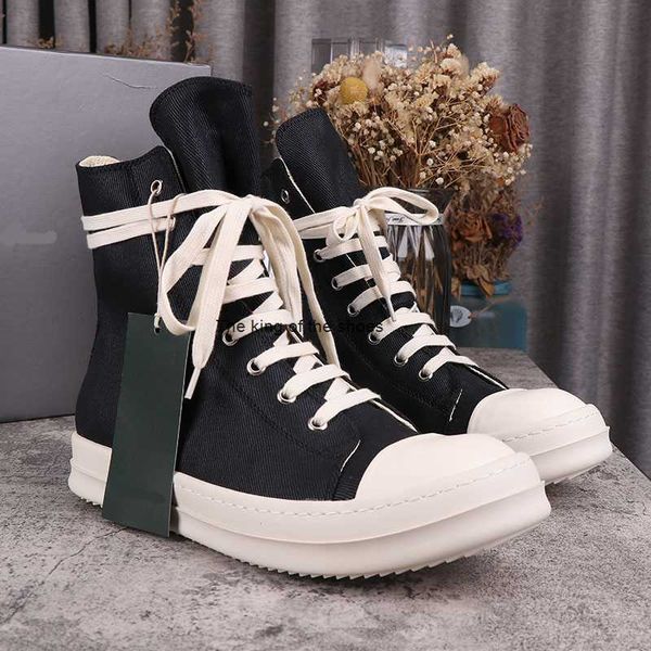 rick casual shoes men's board shoes ro owens han edition women's high canvas sneakers
rick casual shoes men's board shoes ro owens han edition women's high canvas sneakers