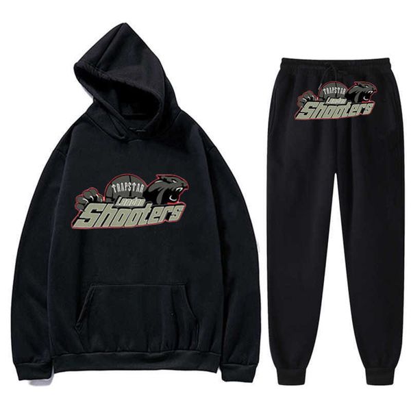 thread bottom hem men's and women's casual sports suit trapstar red black tiger head sweater suit, Black;white
thread bottom hem men's and women's casual sports suit trapstar red black tiger head sweater suit, Black;white