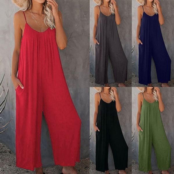 women's jumpsuits rompers dihope overalls for women sleeveless straps jumpsuits summer wide leg trousers loose rompers ladies casual lo, Black;white
women's jumpsuits rompers dihope overalls for women sleeveless straps jumpsuits summer wide leg trousers loose rompers ladies casual lo, Black;white