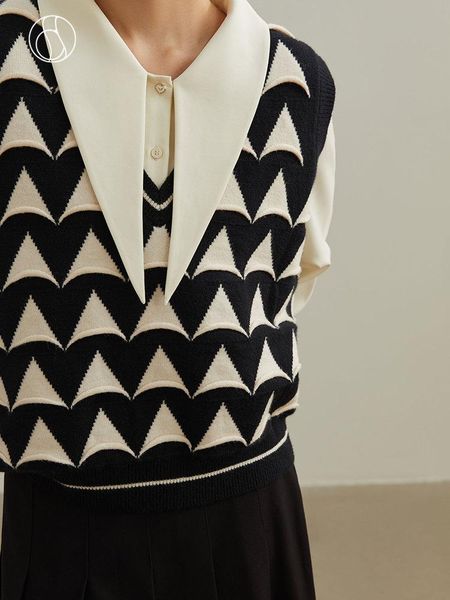 vests dushu women black white contrast color threedimensional triangle knit vests office lady winter new vneck knitting vests
vests dushu women black white contrast color threedimensional triangle knit vests office lady winter new vneck knitting vests