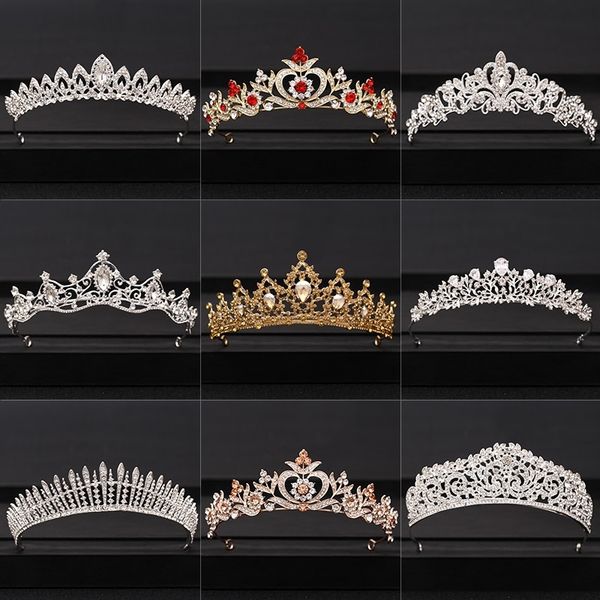 baroque simple and magnificent crown bridal headwear for eighteen year old princess adults birthday crown wedding dress hair, Silver
baroque simple and magnificent crown bridal headwear for eighteen year old princess adults birthday crown wedding dress hair, Silver