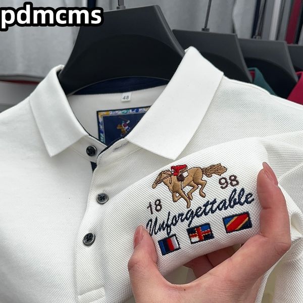 men's polos 2023 ropa hombre summer polo shirt embroidery100cotton embroidery brand fit slim men clothing 230503, White;black
men's polos 2023 ropa hombre summer polo shirt embroidery100cotton embroidery brand fit slim men clothing 230503, White;black