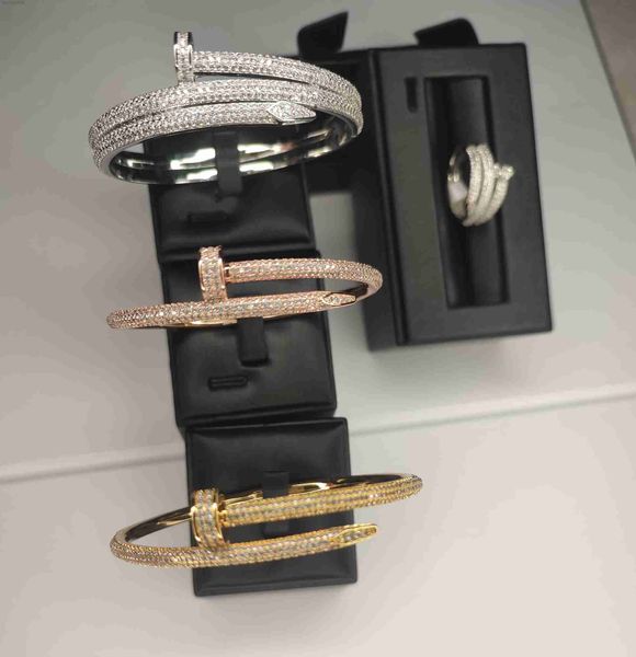 high end luxury gold cuff tennis nail bangle bracelet diamonds chain designer for women men couple fashion wedding party thanksgiving valent, Black
high end luxury gold cuff tennis nail bangle bracelet diamonds chain designer for women men couple fashion wedding party thanksgiving valent, Black