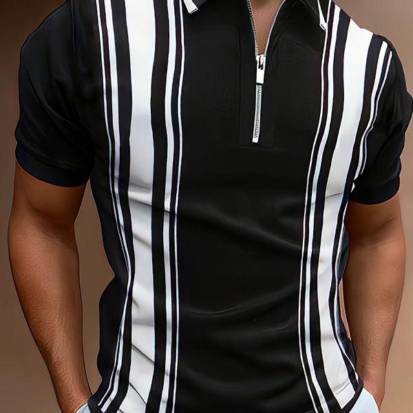 mens tracksuits polo shirt for clothing summer striped s casual tshirts street zipper 230503, Gray
mens tracksuits polo shirt for clothing summer striped s casual tshirts street zipper 230503, Gray