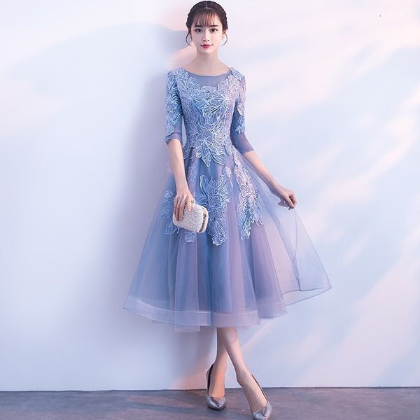 party dresses evening dress style illusion o-neck half sleeve a line prom party dress appliques flower tea length robe de soiree 230504, White;black
party dresses evening dress style illusion o-neck half sleeve a line prom party dress appliques flower tea length robe de soiree 230504, White;black