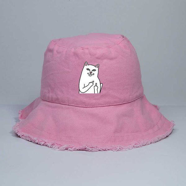 wide brim hats frayed edges funny cat print bucket hat woman korean street style sun hat girl outdoor uvresistant hat casual summer panama h, Blue;gray
wide brim hats frayed edges funny cat print bucket hat woman korean street style sun hat girl outdoor uvresistant hat casual summer panama h, Blue;gray