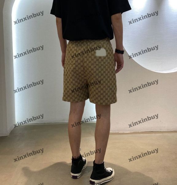 xinxinbuy men women designer shorts pant double letter jacquard fabric cotton spring summer khaki green blue s-2xl
xinxinbuy men women designer shorts pant double letter jacquard fabric cotton spring summer khaki green blue s-2xl