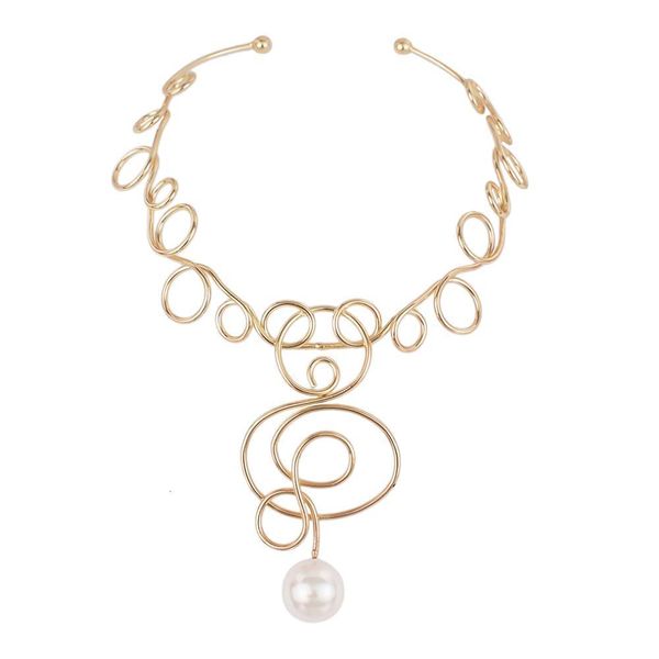 chokers imitation pearl torques choker necklaces for women 2023 geometric alloy big statement necklace jewelry accessories manilai 230503, Golden;silver
chokers imitation pearl torques choker necklaces for women 2023 geometric alloy big statement necklace jewelry accessories manilai 230503, Golden;silver