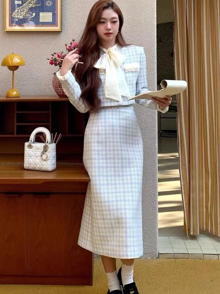 two piece dress autumn winter two piece sets womens outifits tweed coat crop skirt suits conjuntos feminino elegante ensemble femme 230504, White
two piece dress autumn winter two piece sets womens outifits tweed coat crop skirt suits conjuntos feminino elegante ensemble femme 230504, White